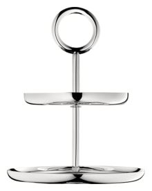 Christofle, Vertigo accessories, 2-tier pastry stand