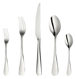 Christofle, Origine cutlery, stainless steel, Flatware set for 12 people (75 pieces) with chest