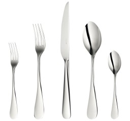 Christofle, Origine cutlery, stainless steel, Flatware set for 12 people (48 pieces) with chest