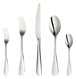 Christofle, Origine cutlery, stainless steel, Flatware set for 12 people (48 pieces) with chest