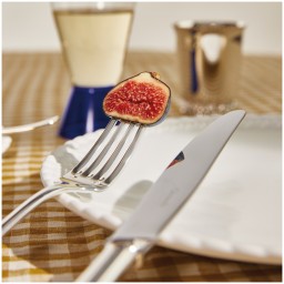 Christofle, Fidelio cutlery, silver plated, Flatware set for 6 people (36 pieces) with chest