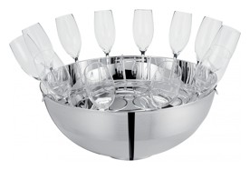 Ercuis, Transat accessories, Champagne Set 12 Glasses