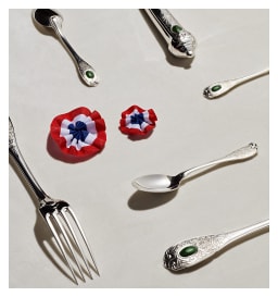 Puiforcat, Elysée, sterling silver, Sugar spoon