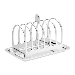 Puiforcat, Normandie accessories, Toast rack with tray