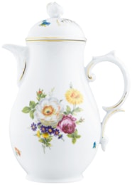 Fürstenberg, Alt fürstenberg bunte blume, Coffeepot