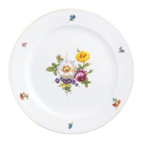 Fürstenberg, Alt fürstenberg bunte blume, Dinner plate
