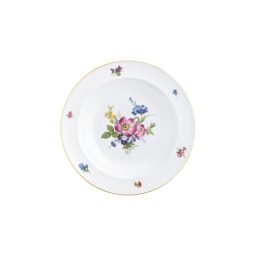 Fürstenberg, Alt fürstenberg bunte blume, Soup plate