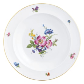 Fürstenberg, Alt fürstenberg bunte blume, Soup plate