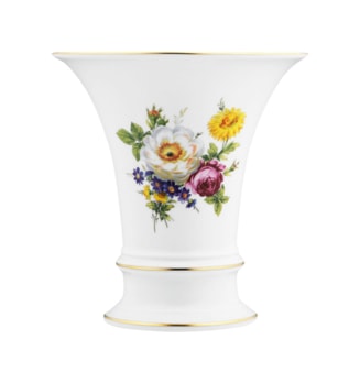 Fürstenberg, Alt fürstenberg bunte blume, Vase, large