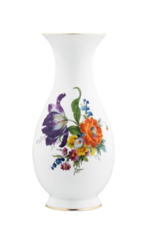 Fürstenberg, Alt fürstenberg bunte blume, Vase, large