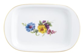 Fürstenberg, Alt fürstenberg bunte blume, Butter plate