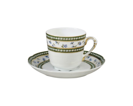 Bernardaud, Marie-Antoinette, Espresso cup and saucer