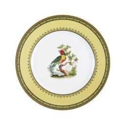 Bernardaud, Jardin du Roi, Dinner plate, versicolored barbet