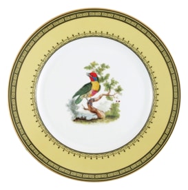 Bernardaud, Jardin du Roi, Dinner plate, versicolored barbet