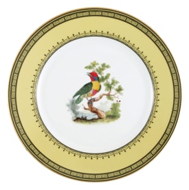 Bernardaud, Jardin du Roi, Salad plate, versicolored barbet