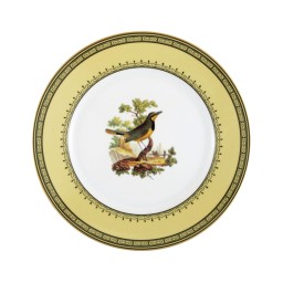 Bernardaud, Jardin du Roi, Dinner plate, olive thrush