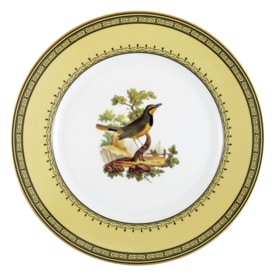Bernardaud, Jardin du Roi, Dinner plate, olive thrush