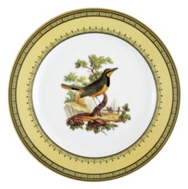 Bernardaud, Jardin du Roi, Salad plate, olive thrush