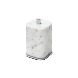 Giobagnara, Polo Arabescato White Marble Bathroom Set, Small box