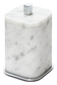 Giobagnara, Polo Arabescato White Marble Bathroom Set, Small box