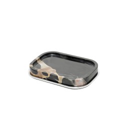 Giobagnara, Positano Black Portoro Marble Bathroom set, Rectangular valet tray, small