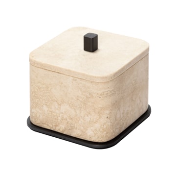 Giobagnara, Polo Travertino Marble Bathroom Set, Large box