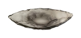 Lalique, Silex bowls, Medium bowl, grey