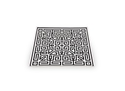 Ginori 1735, Labirinto, Square centerpiece