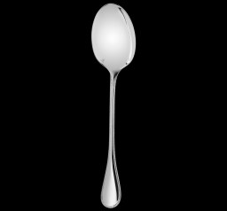 Christofle, Perles cutlery, stainless steel, Serving spoon