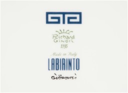 Ginori 1735, Labirinto, Round platter