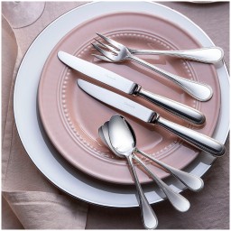 Christofle, Perles cutlery, stainless steel, Serving spoon