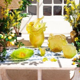 Daum, Citrus, Large vase