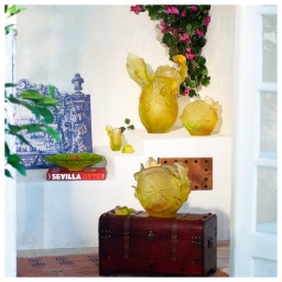 Daum, Citrus, Small vase