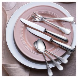 Christofle, Perles cutlery, stainless steel, Dessert spoon