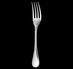 Christofle, Perles cutlery, stainless steel, Fish fork