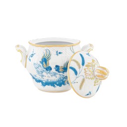 Ginori 1735, Oro Di Doccia, Coffee set sugar bowl