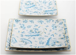 Ginori 1735, Oro Di Doccia, Large square plate