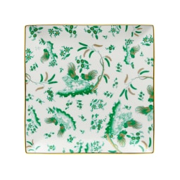 Ginori 1735, Oro Di Doccia, Square plate