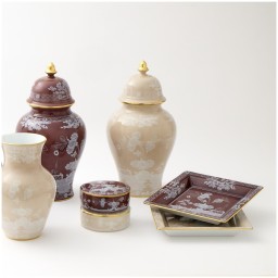 Ginori 1735, Oriente Italiano Castagna & Meringa, Trinket box, meringa