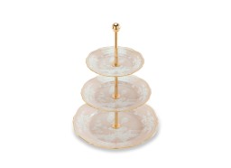 Ginori 1735, Oriente Italiano Castagna & Meringa, 3-tier serving stand