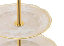 Ginori 1735, Oriente Italiano Castagna & Meringa, 3-tier serving stand