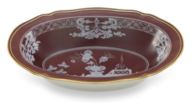 Ginori 1735, Oriente Italiano Castagna & Meringa, Oval bowl
