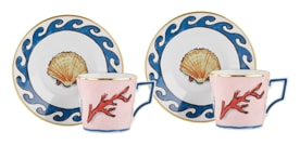 Ginori 1735, Il viaggio di Nettuno, Coffee set for two