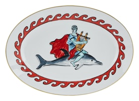 Ginori 1735, Il viaggio di Nettuno, Large oval platter
