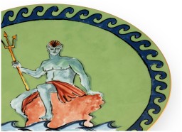 Ginori 1735, Il viaggio di Nettuno, Presentation plate