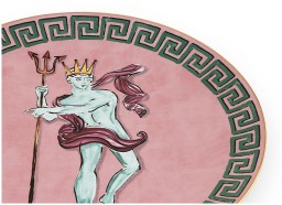 Ginori 1735, Il viaggio di Nettuno, Presentation plate