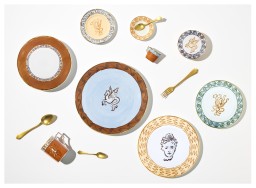 Ginori 1735, Il viaggio di Nettuno, Bread plate