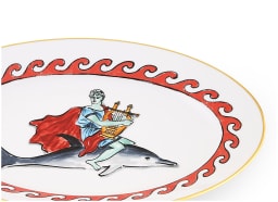 Ginori 1735, Il viaggio di Nettuno, Large oval platter