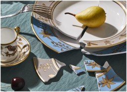 Ginori 1735, Voliere, Flat plate