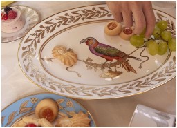 Ginori 1735, Voliere, Flat plate